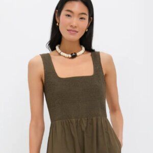 Tuckernuck Olive Cotton Tiernan Dress